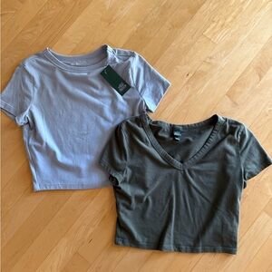 Wild Fable Cropped T-Shirts Bundle